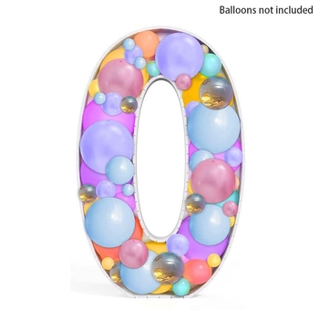 Трансгранична нова 73-сантиметрова мозаечна дигитална кутия за пълнене на балони, стойка за дигитална колона с балони KT табло