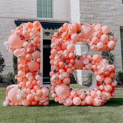 Трансгранична нова 73-сантиметрова мозаечна дигитална кутия за пълнене на балони, стойка за дигитална колона с балони KT табло