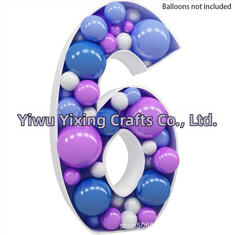 Трансгранична нова 73-сантиметрова мозаечна дигитална кутия за пълнене на балони, стойка за дигитална колона с балони KT табло