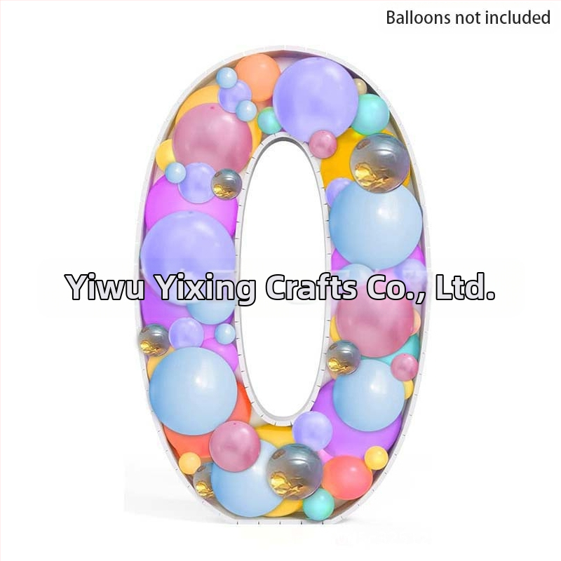 Трансгранична нова 73-сантиметрова мозаечна дигитална кутия за пълнене на балони, стойка за дигитална колона с балони KT табло