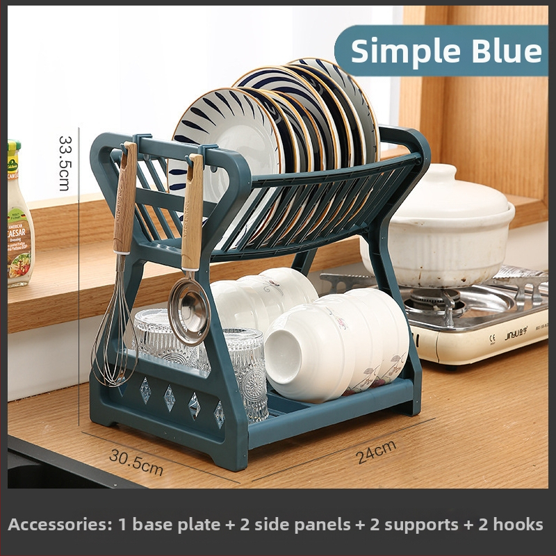 Köögiriiul Söögiriistade kuivatamine ja pesemine Nõude riiul Kapp Kapid Nõud ja söögipulgad Taldrikud Noa hoiukarp Kahekihiline lauanõude riiul