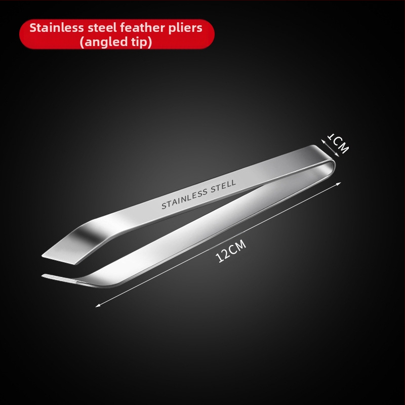 Storas nerūdijančio plieno kiaulių plaukų segtukas Buitinės žuvų kaulų replės Vištienos ančių replės Pincetas Segtukas Virtuvės įtaisai