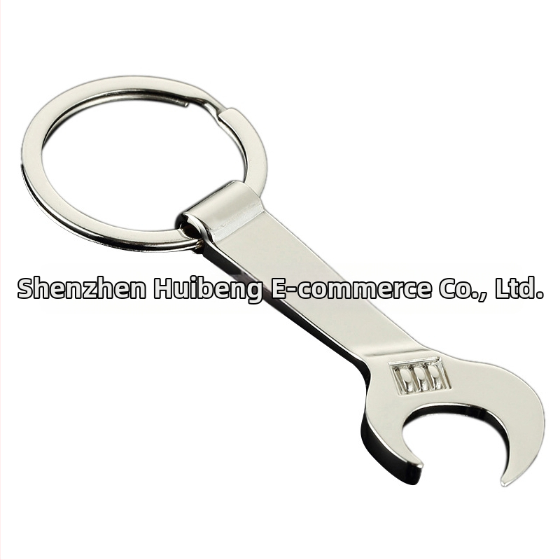 Креативен подарък за личност с гаечен ключ, отварачка за бутилки, метален ключодържател, нов моден ключодържател с отварачка за бутилки