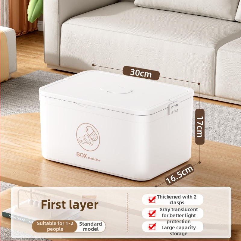 Kodumajapidamises kasutatav suur ravimikarp hulgimüügi mitmekihiline sahtliga meditsiiniline hoiukarp kaasaskantav kodune hädaabi kaasaskantav esmaabi ravimikarp