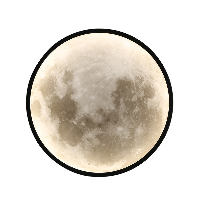 Kuu seinalamp magamistoa öölamp moodne valgus luksuslik seinamaaling elutoa taustseina dekoratiivlamp Põhjamaade kunsti toalamp