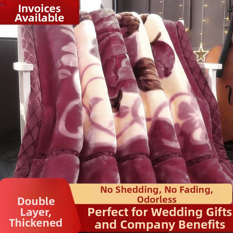 Uus Raschel tekk kahekordse paksendatud tekk korallfliisist tekikate tekk pulmatekk tekk tehase hulgimüük