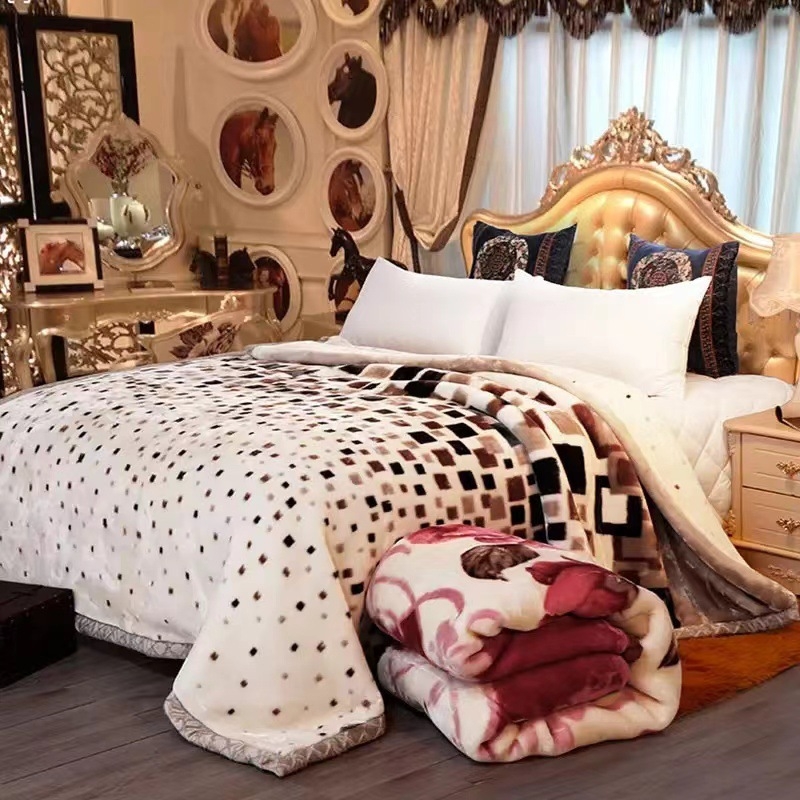 Uus Raschel tekk kahekordse paksendatud tekk korallfliisist tekikate tekk pulmatekk tekk tehase hulgimüük