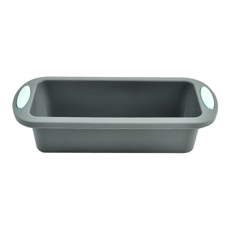 Tehase hulgimüügi silikoonist kahevärviline ristkülikukujuline röstsaiakoogi taldrik kodukoogivormi leivavormi küpsetamisriistad