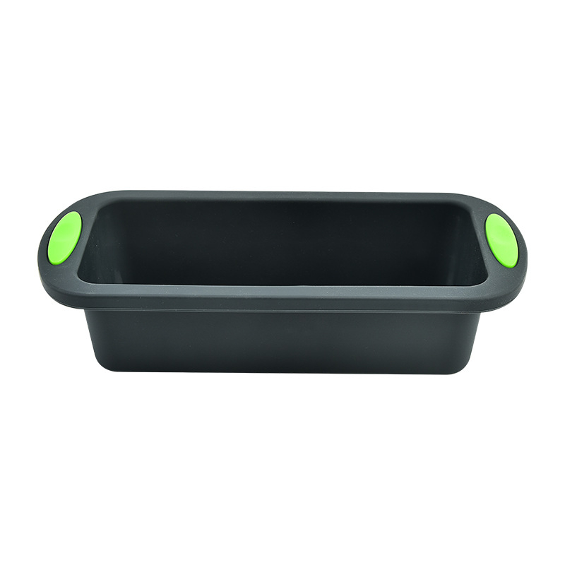 Tehase hulgimüügi silikoonist kahevärviline ristkülikukujuline röstsaiakoogi taldrik kodukoogivormi leivavormi küpsetamisriistad