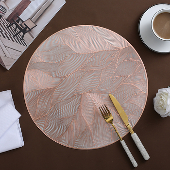 Pārrobežu karsti pārdodams ziedu PVC karstās štancēšanas rietumu galda paklājiņš mazgājams eļļas necaurlaidīgs izolācijas paklājiņš skandināvu stila mājas galda paklājiņš