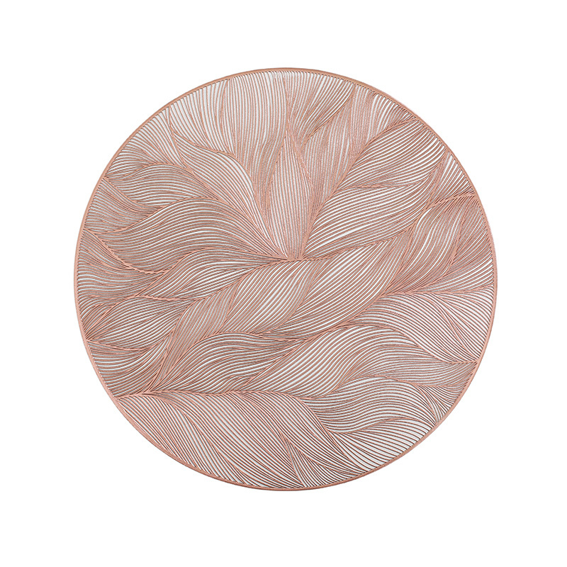 Pārrobežu karsti pārdodams ziedu PVC karstās štancēšanas rietumu galda paklājiņš mazgājams eļļas necaurlaidīgs izolācijas paklājiņš skandināvu stila mājas galda paklājiņš