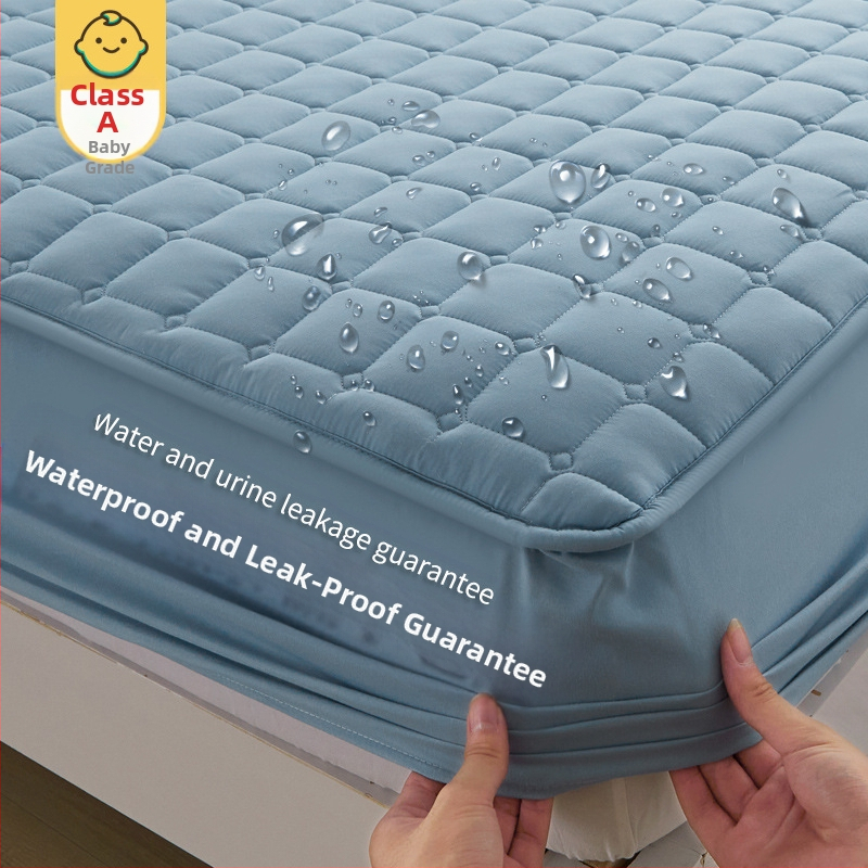 A klasės vandeniui atspari paklodė, odai draugiškas šlapimo barjerinis čiužinio užvalkalas, paklodės užvalkalas, pagalvės užvalkalų trijų dalių komplektas, didmeninė prekyba, atsparus vandeniui ir kvėpuojantis