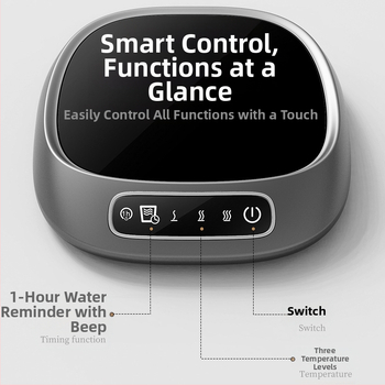 Трансгранично надграждане на постоянна температура в увеселителен парк с три постоянни температури затопляне на мляко, кафе, чай, един час за питейна вода, зумер, напомняне
