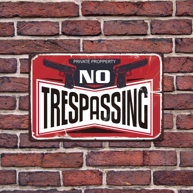 Uus vintage plekk-maalipüstoli kaunistus seinamaaling, kombineeritud kaamera jälgimise seinamaaling, plekk-plaadist raamita rippuv maal