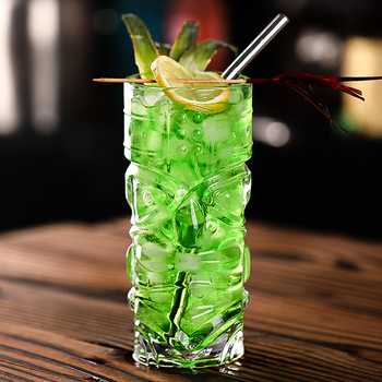 Hawaii tiki kruus tiki tass kokteilitass grimass iidol õlletass puuviljamahl puuviljavein külm jook klaas