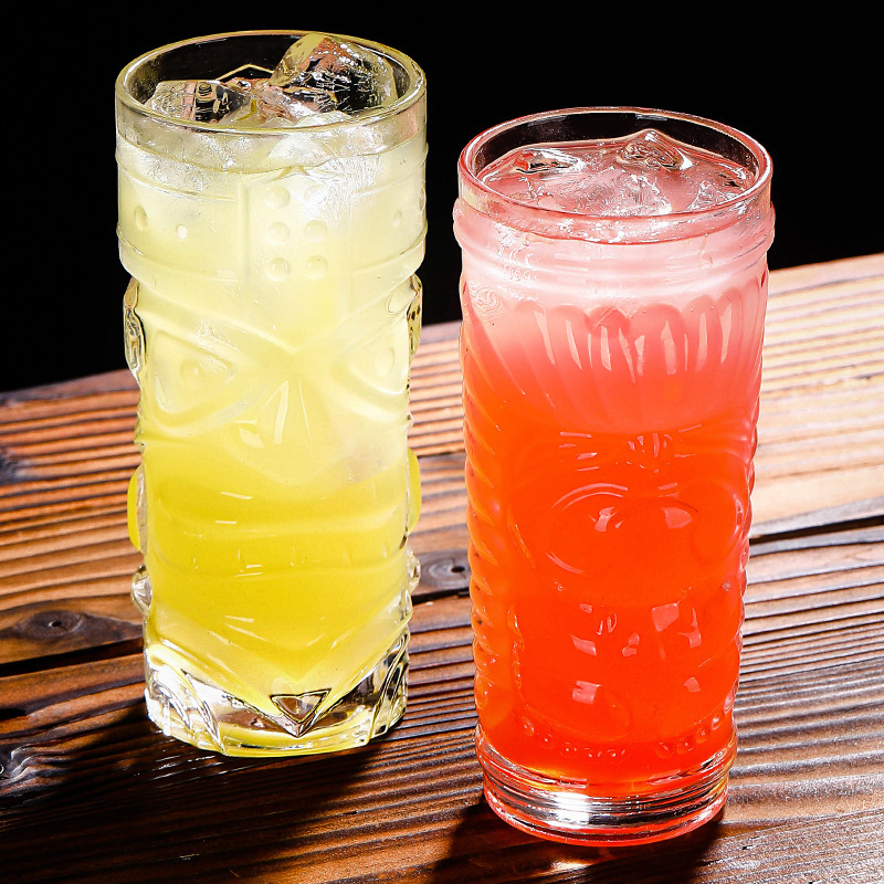 Hawaii tiki kruus tiki tass kokteilitass grimass iidol õlletass puuviljamahl puuviljavein külm jook klaas