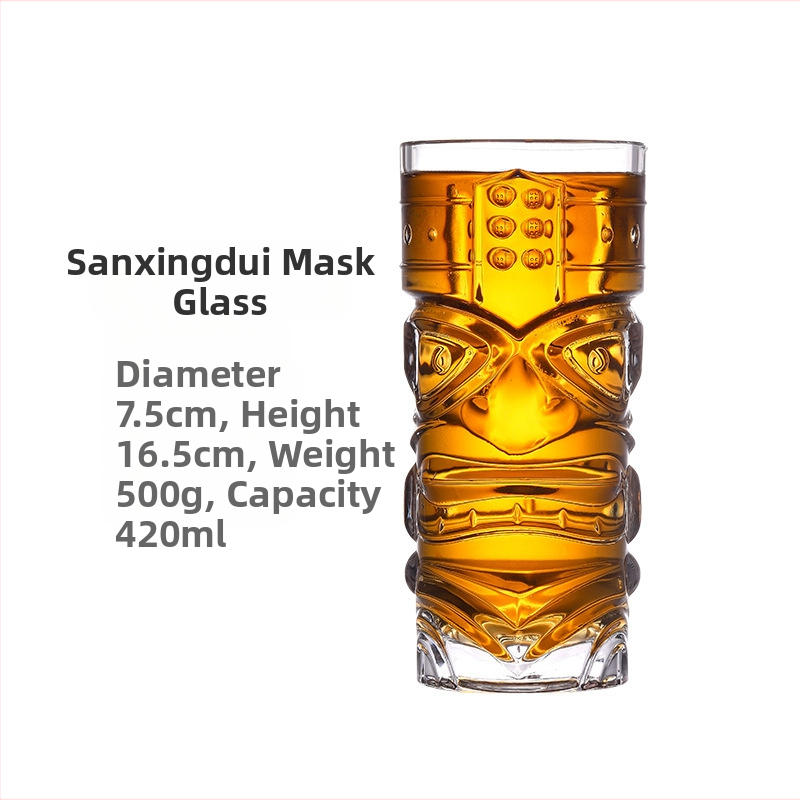 Hawaii tiki kruus tiki tass kokteilitass grimass iidol õlletass puuviljamahl puuviljavein külm jook klaas