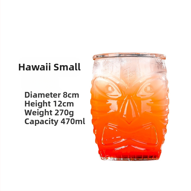 Hawaii tiki kruus tiki tass kokteilitass grimass iidol õlletass puuviljamahl puuviljavein külm jook klaas
