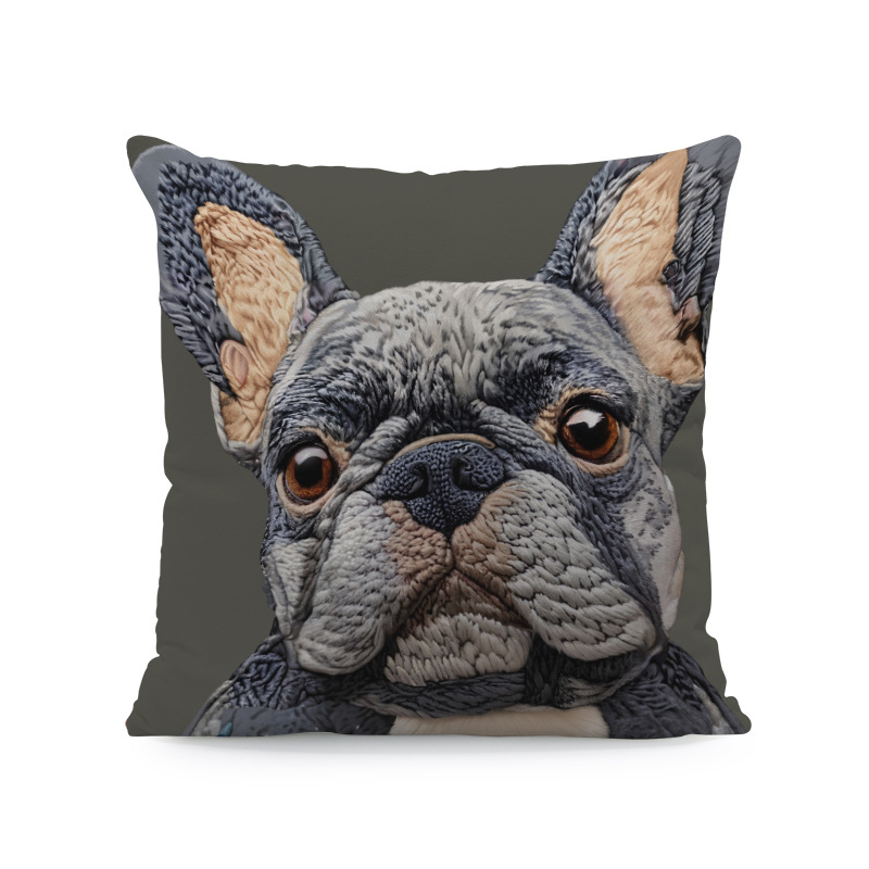 Μαξιλαροθήκη ζώων Χαριτωμένη μαξιλαροθήκη γάτας σκύλου Διακόσμηση σπιτιού Τετράγωνος καναπές Σαλόνι Υπνοδωμάτιο Κρεβάτι Καναπές καρέκλα μαξιλάρι