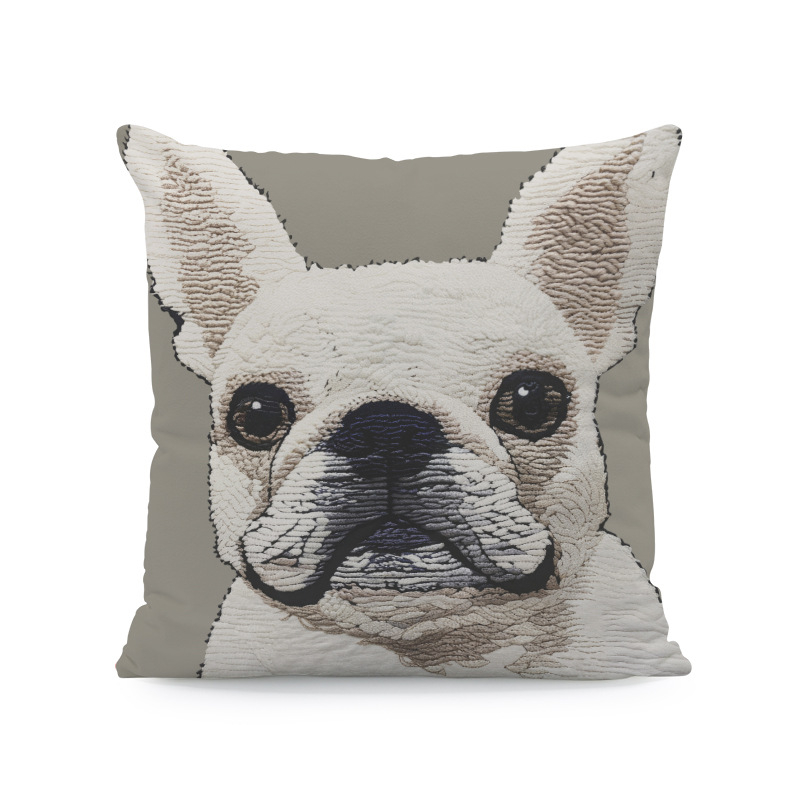 Μαξιλαροθήκη ζώων Χαριτωμένη μαξιλαροθήκη γάτας σκύλου Διακόσμηση σπιτιού Τετράγωνος καναπές Σαλόνι Υπνοδωμάτιο Κρεβάτι Καναπές καρέκλα μαξιλάρι