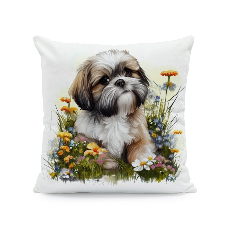 Μαξιλαροθήκη ζώων Χαριτωμένη μαξιλαροθήκη γάτας σκύλου Διακόσμηση σπιτιού Τετράγωνος καναπές Σαλόνι Υπνοδωμάτιο Κρεβάτι Καναπές καρέκλα μαξιλάρι