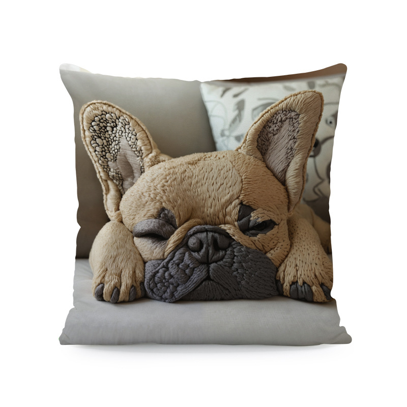 Μαξιλαροθήκη ζώων Χαριτωμένη μαξιλαροθήκη γάτας σκύλου Διακόσμηση σπιτιού Τετράγωνος καναπές Σαλόνι Υπνοδωμάτιο Κρεβάτι Καναπές καρέκλα μαξιλάρι