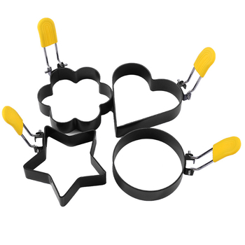 Tehase kohapealne munarõngas 430 mittenakkuva kattega munaomlett ümmargune omlett munarõnga omletivorm