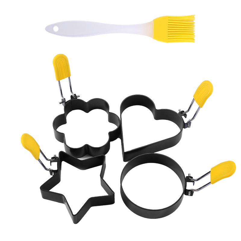 Tehase kohapealne munarõngas 430 mittenakkuva kattega munaomlett ümmargune omlett munarõnga omletivorm