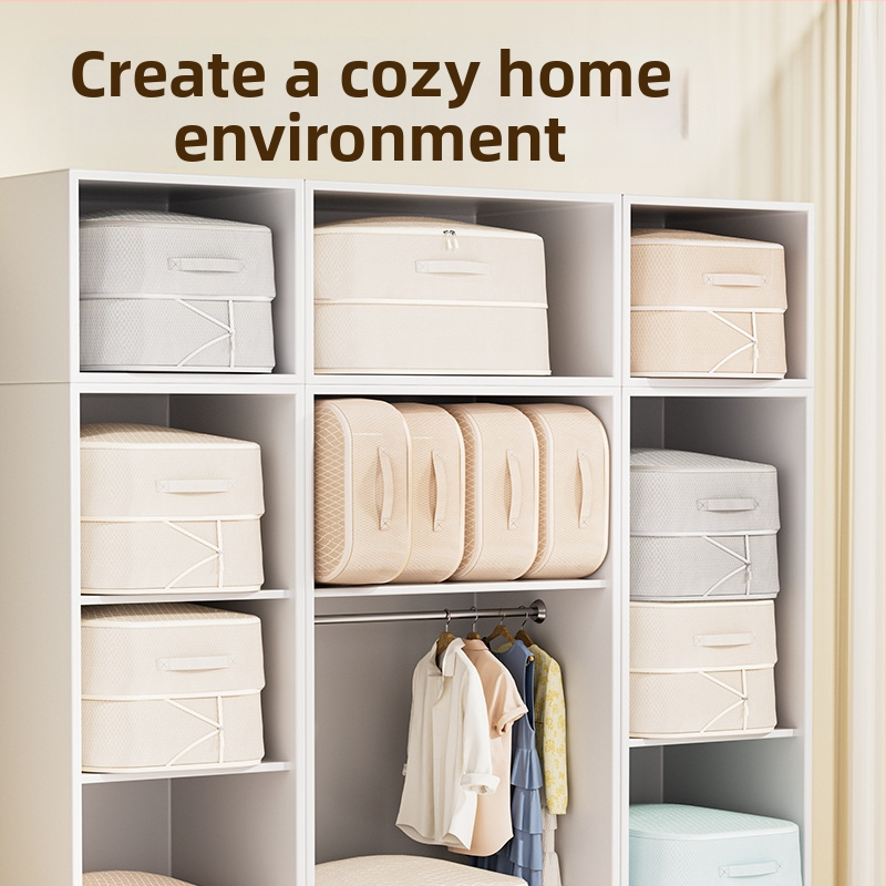 Vizualiai drėgmei atspari, miltligei atspari drabužių pūkinė striukė, keturių dalių komplektas, antklodė, laikymo krepšys, drabužių spintos laikymo krepšys, perkraustymo krepšys