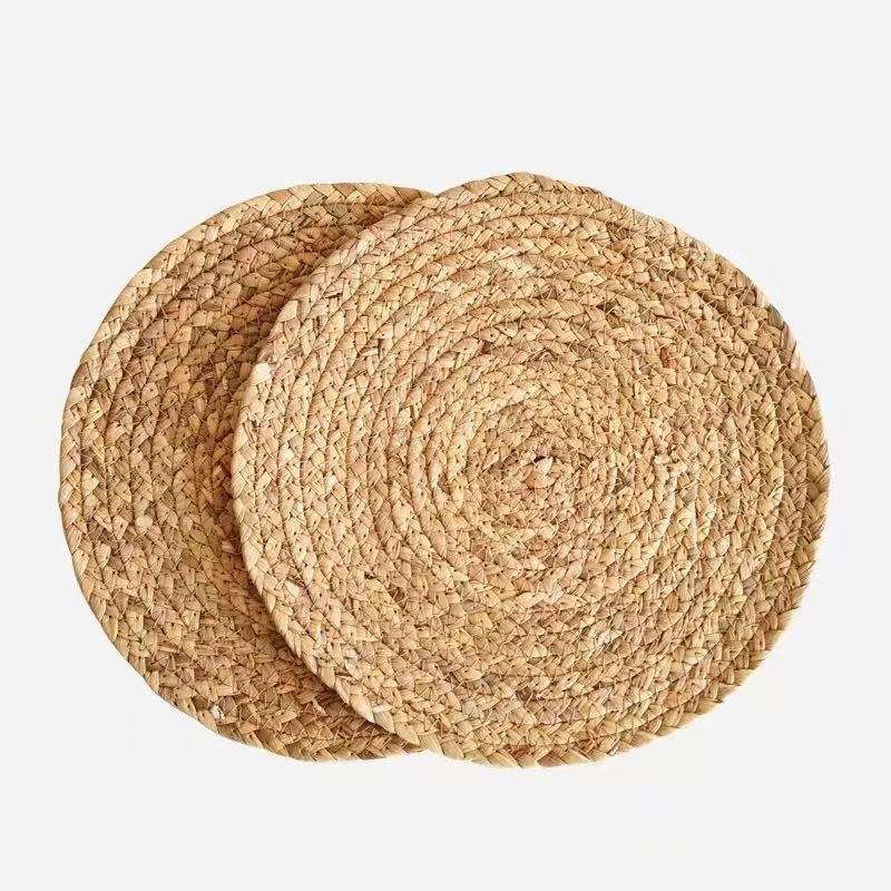 Pārrobežu Amazon Home rokām austs pretapplaucēšanās japāņu stila kukurūzas ādas paklājiņš tējas krūzes siltumizolācijas paklājiņš bļodas paklājiņš