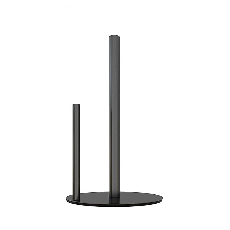 Vertikalus nerūdijančio plieno slopinantis servetėlių laikiklis virtuvei, vonios kambario spintelei, ritininio popieriaus laikiklis, nepraduriantis mobiliojo telefono stovas, dvigubos paskirties servetėlių laikiklis