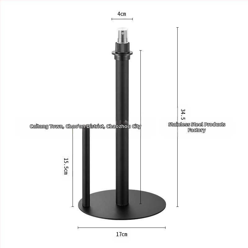 Vertikalus nerūdijančio plieno slopinantis servetėlių laikiklis virtuvei, vonios kambario spintelei, ritininio popieriaus laikiklis, nepraduriantis mobiliojo telefono stovas, dvigubos paskirties servetėlių laikiklis