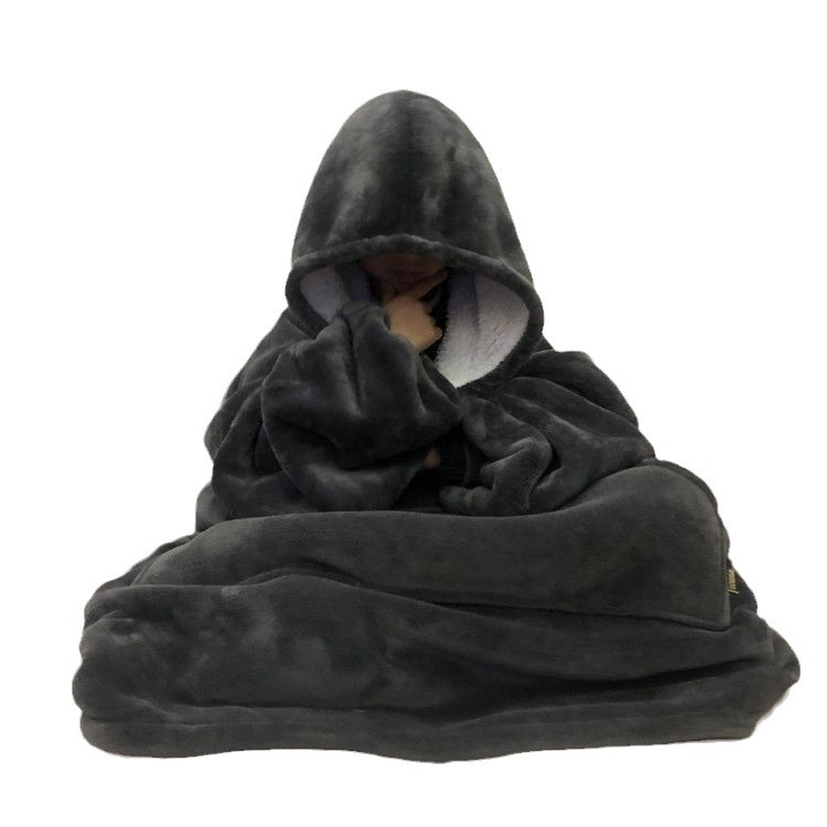 Flanelinės pižamos, apklotėliai tinginiams, žieminės pižamos vyrams, laisvo aksomo ir sustorinto poros stiliaus namų drabužiai su gobtuvais, kuriuos galima dėvėti lauke