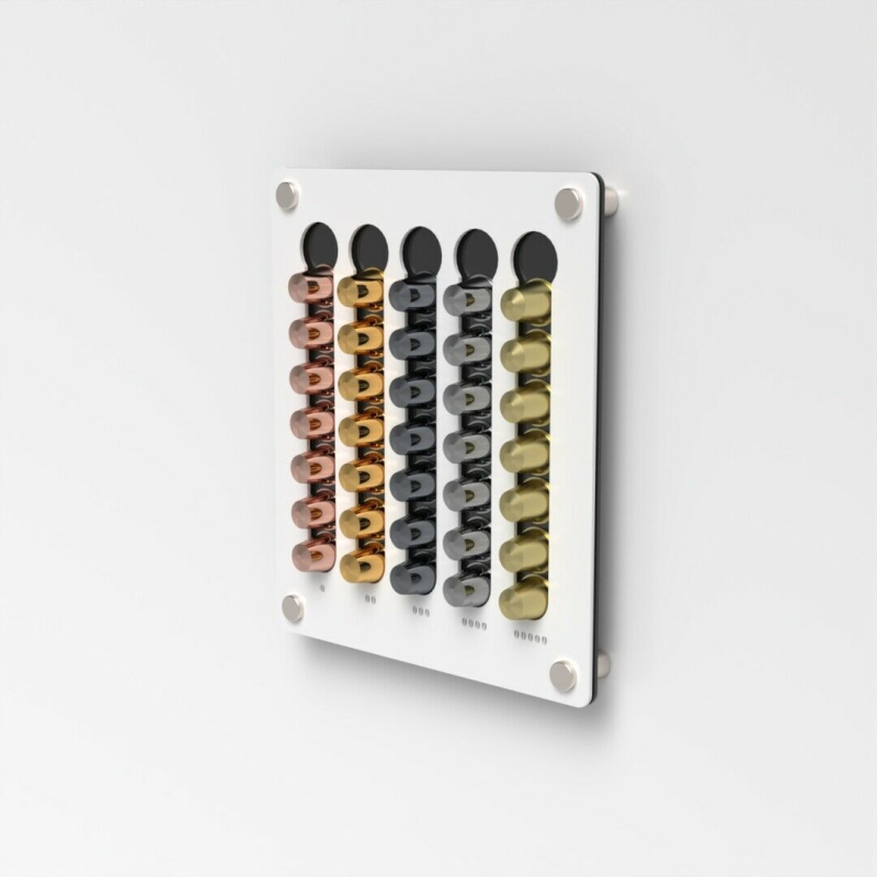 Piiriülene uue toote kapsli kohvi hoiustamise vitriin seinale riputatav akrüülist kontoribaari kohvipoe tarvikud