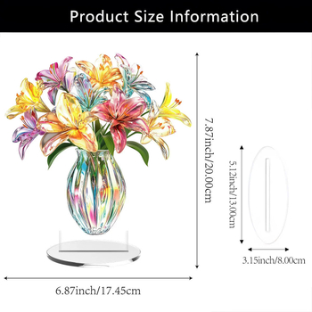 Modernus 2D plokščias spausdinimas, akriliniai interjero darbalaukio dekoratyviniai papuošalai, šventiniai papuošalai
