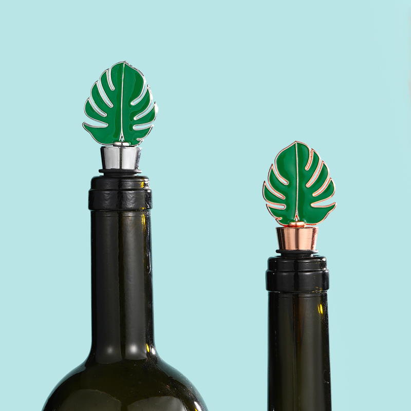 Tarpvalstybiniai naujų lapų raudonojo vyno kamšteliai, vestuvių gimtadienio vakarėlis, mažos dovanos, šviežio vyno sandarinimo kamšteliai, vyno butelio kamšteliai