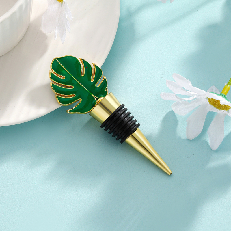 Tarpvalstybiniai naujų lapų raudonojo vyno kamšteliai, vestuvių gimtadienio vakarėlis, mažos dovanos, šviežio vyno sandarinimo kamšteliai, vyno butelio kamšteliai