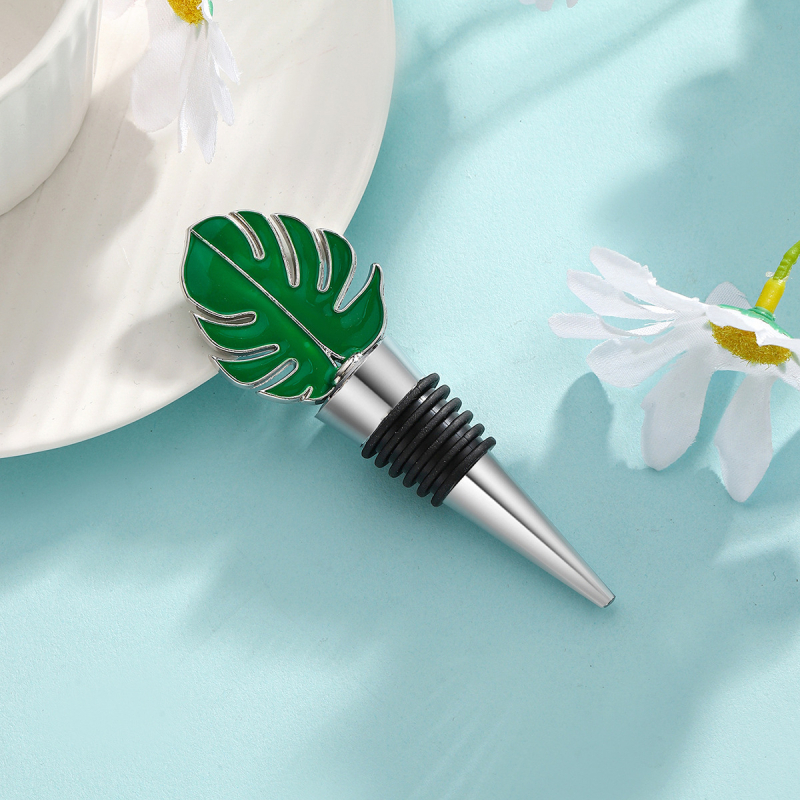 Tarpvalstybiniai naujų lapų raudonojo vyno kamšteliai, vestuvių gimtadienio vakarėlis, mažos dovanos, šviežio vyno sandarinimo kamšteliai, vyno butelio kamšteliai