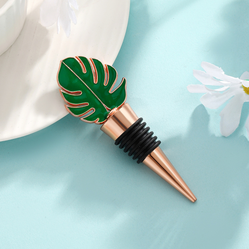 Tarpvalstybiniai naujų lapų raudonojo vyno kamšteliai, vestuvių gimtadienio vakarėlis, mažos dovanos, šviežio vyno sandarinimo kamšteliai, vyno butelio kamšteliai