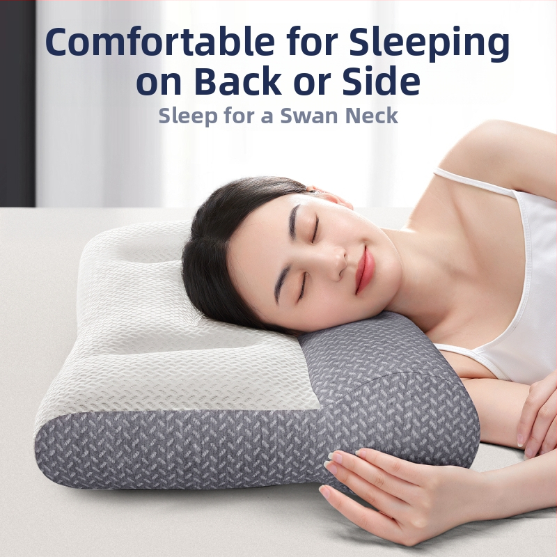 Трансгранична антитракционна възглавница за шийни прегради, защита на врата, поддръжка без срутване, висок отскок, едночленна домакинска възглавница, чифт на едро