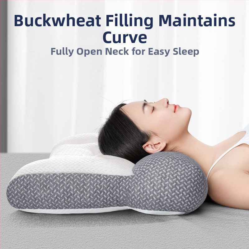 Трансгранична антитракционна възглавница за шийни прегради, защита на врата, поддръжка без срутване, висок отскок, едночленна домакинска възглавница, чифт на едро