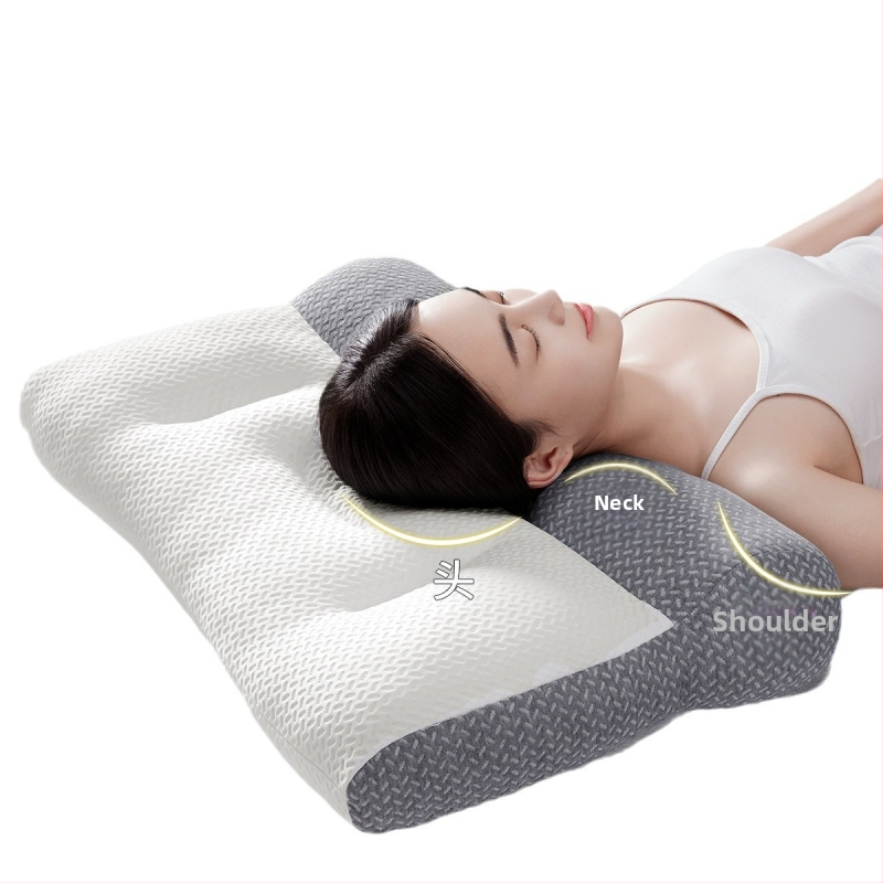Трансгранична антитракционна възглавница за шийни прегради, защита на врата, поддръжка без срутване, висок отскок, едночленна домакинска възглавница, чифт на едро