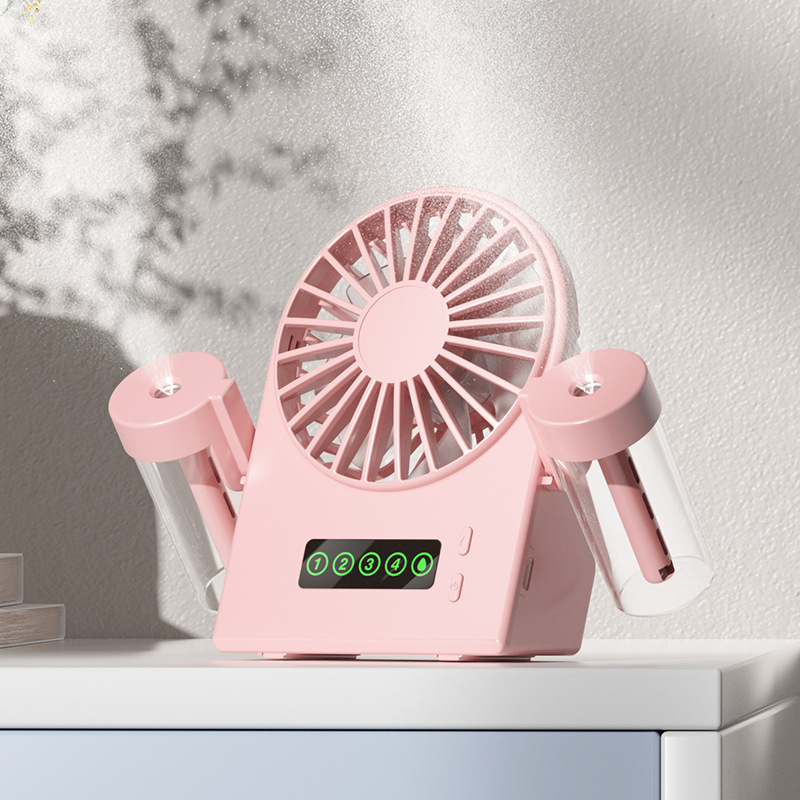 Cezhraničný nový súkromný model F7 s klipom, nabíjací mini ventilátor, študentský internát, darček, tichý vonkajší ventilátor