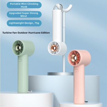 Naujas mažas ventiliatorius, nešiojamas mini turbina, mažas nešiojamas USB karabinas, lauko bešepetis ventiliatorius, gatvės prekystalio didmeninė prekyba