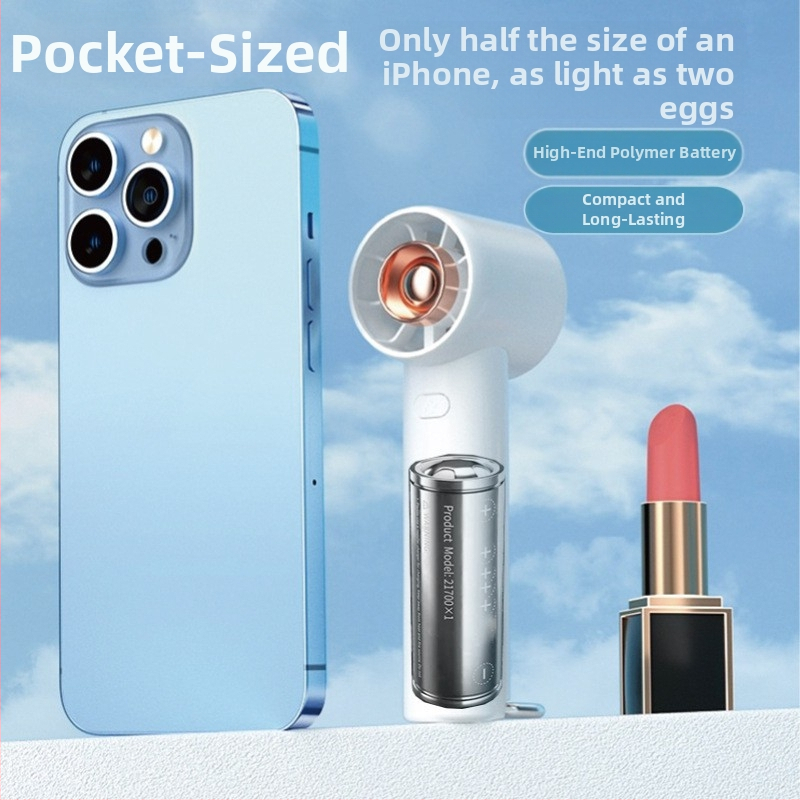 Uus väike ventilaator, pihuarvuti, väike kaasaskantav USB-karabiin, välistingimustes kasutatav harjadeta ventilaator, tänavakioskite hulgimüük