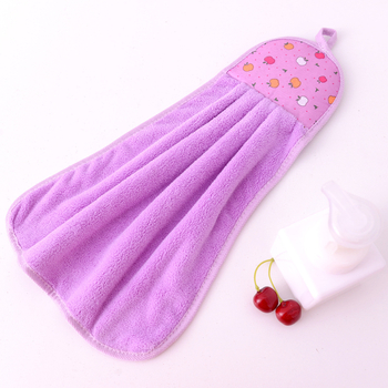 Nõu 1-päevane näidis] pluss korallfliisist rippuv köögirätikute kohandatud trükk kahemõõtmeline kood paksult laotatud