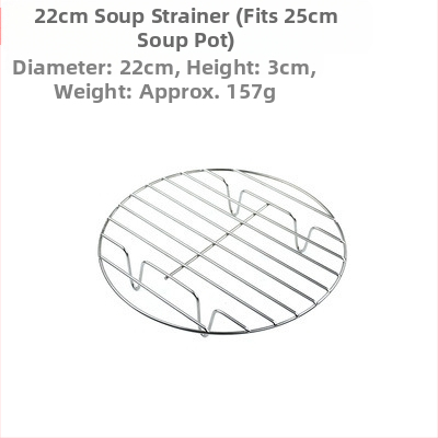 Sautētas gaļas speciālais režģis, ūdensnecaurlaidīgs režģis, nūdeļu vārīšanas režģis, nerūsējošā tērauda tvaicētājs, tvaika nodalījums, pretsalipes katls, zupas spainis, tīkls