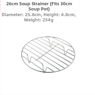 Sautētas gaļas speciālais režģis, ūdensnecaurlaidīgs režģis, nūdeļu vārīšanas režģis, nerūsējošā tērauda tvaicētājs, tvaika nodalījums, pretsalipes katls, zupas spainis, tīkls