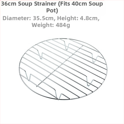 Sautētas gaļas speciālais režģis, ūdensnecaurlaidīgs režģis, nūdeļu vārīšanas režģis, nerūsējošā tērauda tvaicētājs, tvaika nodalījums, pretsalipes katls, zupas spainis, tīkls