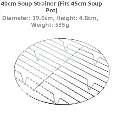 Sautētas gaļas speciālais režģis, ūdensnecaurlaidīgs režģis, nūdeļu vārīšanas režģis, nerūsējošā tērauda tvaicētājs, tvaika nodalījums, pretsalipes katls, zupas spainis, tīkls